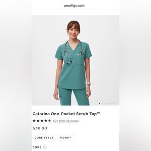 Figs Hydrogen scrub top and Zamora High waisted jogger